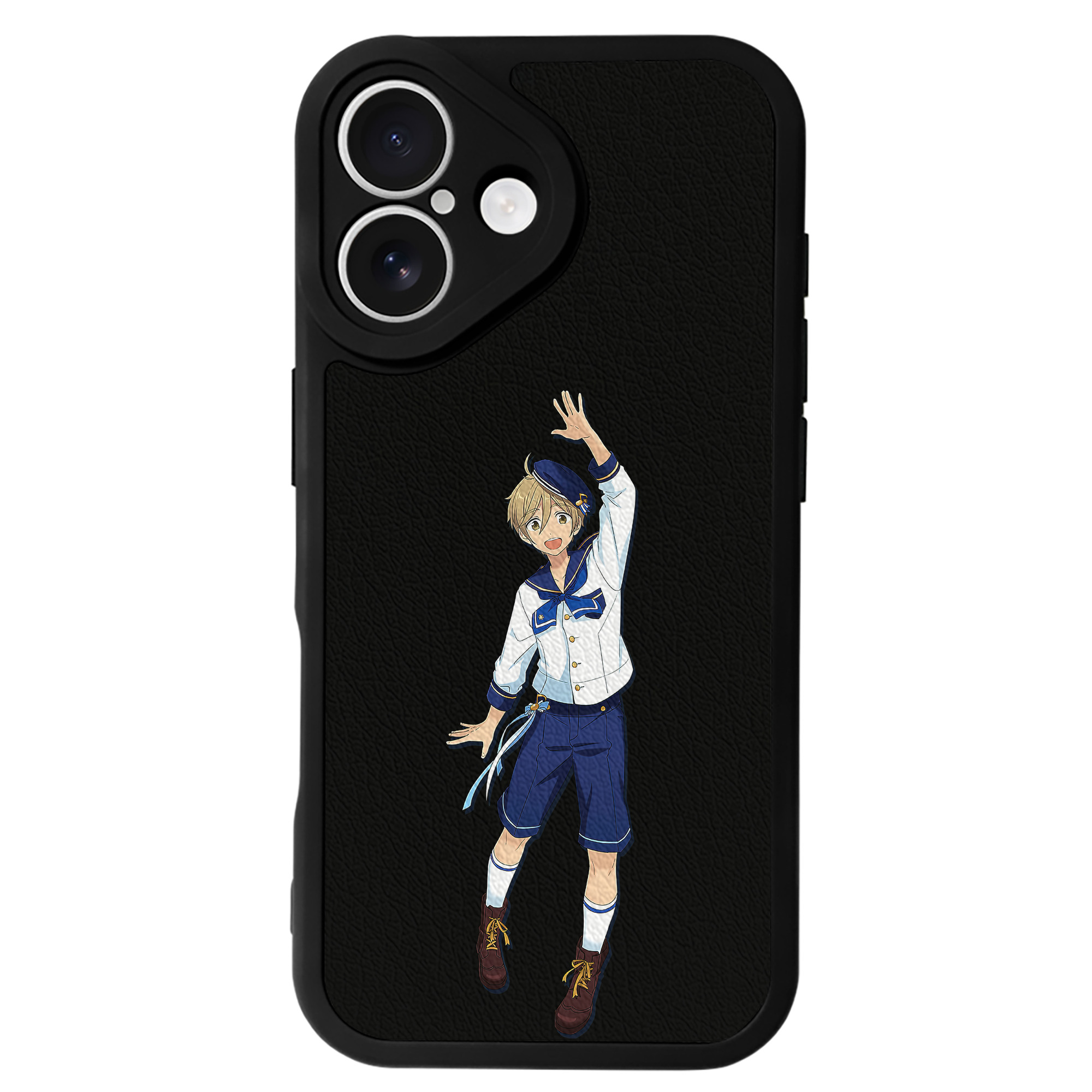 （画像用） あんさんぶるスターズ! Ensemble Stars 【iPhone 16シリーズ対応】シリコンスマホケース（レザー調） 材質：シリコン